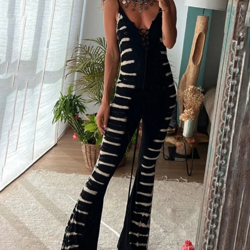 Boho Jumpsuit-M - Picture 4 of 11